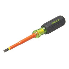 Greenlee SCREWDRIVER,INSULATED,CAB,1/4"x4" ~ Part# 0153-11-INS