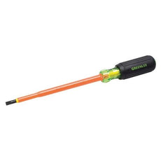 Greenlee SCREWDRIVER,INSULATED,CAB,3/16"x6" ~ Part# 0153-22-INS