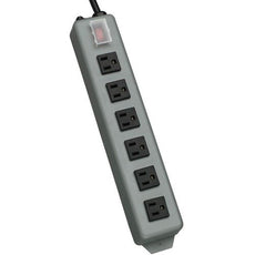 Tripplite 6 Outlet Industrial Power Strip Right Angle W/ Mounting 15Ft Cord, UL24RA-15 (XQ8479)
