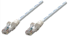 Intellinet IEC-C6-WT-10, Network Cable, Cat6, UTP, RJ45 Male / RJ45 Male, 3.0 m (10 ft.), White, Part# 341974