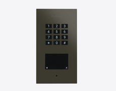 Doorbird A1121-F, FLUSH-MOUNT IP ACCESS CONTROL DEVICE, RAL 6006, stainless steel, powder-coated, semi-gloss, Part# 423893917