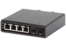 Intellinet IIS-4G02POE-240W, Industrial 4-Port Gigabit Ethernet PoE++ Switch with 2 SFP Ports, Part# 508995