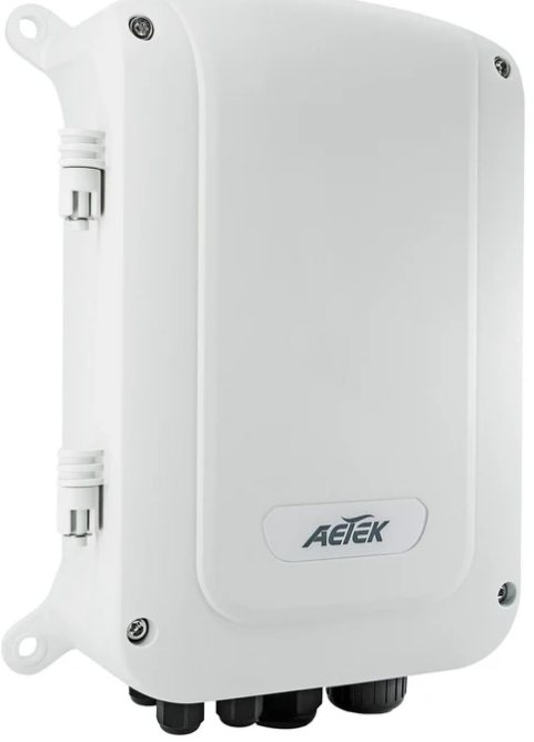 AETEK H60-044-90-250, Outdoor IP67/IK10 L2 PRO 4-Port Gigabit bt/PoH PoE Switch, Part# 641283