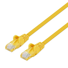 Intellinet IEC-C6-YLW-7-SLIM, Cat6 UTP Slim Network Patch Cable, 100% Copper, RJ45 Male to RJ45 Male, 7 ft. (2 m), Yellow, Part# 743488
