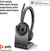 POLY Voyager 4320 UC Headset Head-band USB Type-C Bluetooth Charging stand Black  218479-02