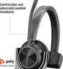 Poly Voyager 4310 UC Wireless Headset + Charge Stand (Plantronics) - Single-Ear Headset- Connect to PC/Mac via USB-C Bluetooth Adapter, Cell Phone via Bluetooth-Works w/Teams Certified, Zoom&More 218474-02