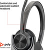 POLY Voyager 4320 UC Headset Head-band USB Type-C Bluetooth Charging stand Black  218479-02