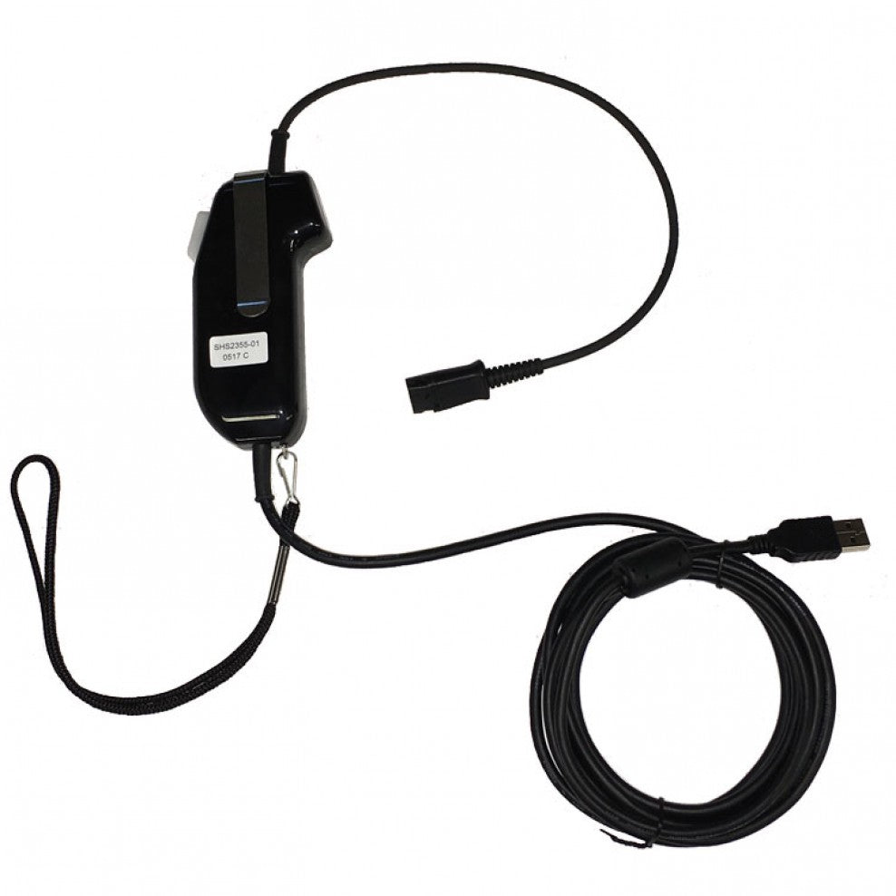 PLANTRONICS SHS2355-12 Push-to-Talk (PTT) USB Adapter, Stock# 92355-12