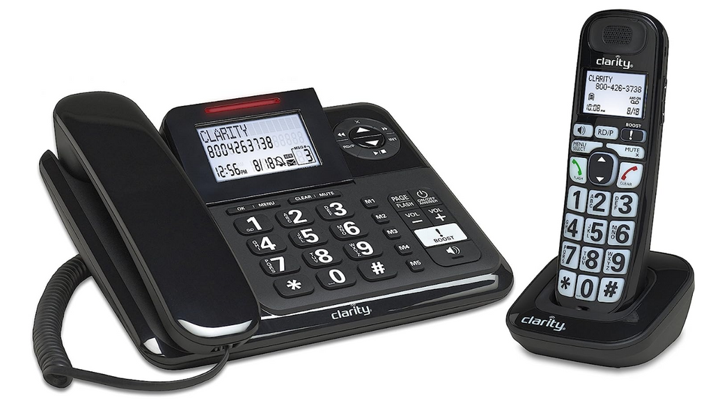 Clarity E814CC 40db Amplified Corded/cordless,  Part# 53727.000