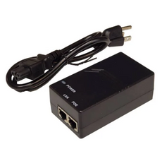 Tycon 24V 12W 10/100MB Passive PoE Power Injector Inserter, with US Power Cord, Part# TP-POE-24-12W