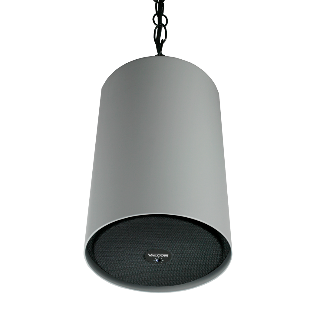Valcom IP Pendant Speaker (Gray), Part# VIP-415-GY