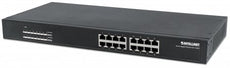 INTELLINET IPS-16G-220W, 16-Port Gigabit Ethernet PoE+ Switch 220watt, Stock# 560993
