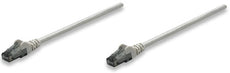 INTELLINET IEC-C6-GY-100 Network Cable, Cat6, UTP 100 ft. (30.0 m), Grey, Stock# 340557