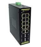 Syncom KA-GMH14P 8 Port Managed & Hardened Gigabit PoE Switch with 2 Port Gigabit Ethernet Uplink and 4 Port Gigabit SFP, Stock# KA-GMH14P