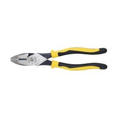 Klein Tools 9" Journeymanigh-Leverage Side-Cutting Pliers - Connector Crimping Stock# J213-9NECR
