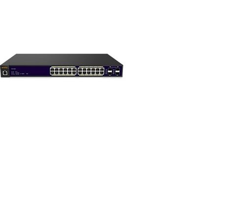 Emplus 24-Port Managed Gbit PoE+ Switch med 4 x SFP porte 370Watts, Stock# EPS7228FP