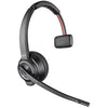 Poly Savi 8210 Wireless Noise Canceling Mono Headset, Over-the-Head, Black 207309-01 NEW