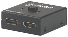 Manhattan 4K Bi-Directional 2-Port HDMI Splitter/Switch, Part# 207850