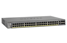 NETGEAR GSM7248P-100NES M4100-50G-POE+ Managed Switch (48 ports, GE, PoE+), Stock# GSM7248P-100NES