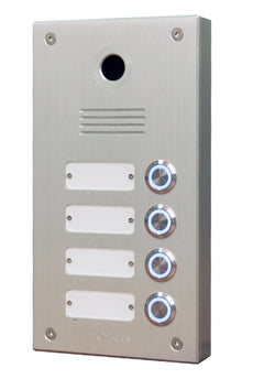 4 Button extension call, IP Outdoor, P.O.E extra Anti-Vandal, Part# T927-SIP-4p