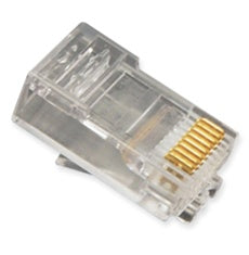 ICC PLUG, 8P8C, FLAT ENTRY, STRANDED, 100PK Stock# ICMP8P8CFT
