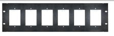 Valcom V-VCPANEL-BK 3U 6-Gang Volume Control Panel, Black, Stock# V-VCPANEL-BK