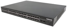 Intellinet 48-Port Gigabit Ethernet Switch with 10 GbE Uplink, Part# 561297