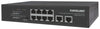 Intellinet IPS-08G02-120W, 8-Port Gigabit Ethernet PoE+ Switch with 2 RJ45 Gigabit Uplink Ports, Part# 561402