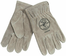 Klein Tools Cowhide Driver's Gloves Medium, Stock# 40004
