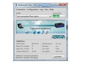 ADTRAN 1950360G1#50 NV SECURE VPN CLNT, 50 USR, Stock# 1950360G1#50