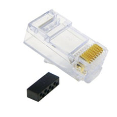 ICC PLUG, CAT 6, SOLID/STRANDED,100PK Stock# ICMP8P8C6E NEW