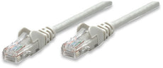 INTELLINET/Manhattan 345590 Network Cable, Cat5e, UTP 0.5 ft. (0.15 m), Grey, Stock# 345590