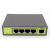 Syncom CA-G5P-65X 4 Port Gigabit PoE Switch with 1 port Gigabit Uplink, Stock# CA-G5P-65X