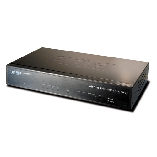 PLANET VIP-480 4-Port VoIP Gateway  (2*FXS + 2* FXO) - SIP/H323 Dual Protocol, Stock# VIP-480