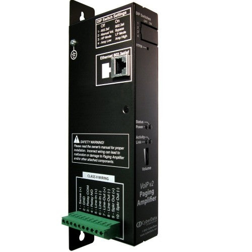 CyberData 011061 V2 Paging Amplifier ~ NEW