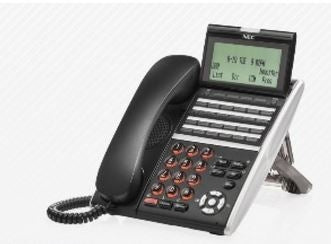 NEC ITZ-24D-3(BK) TEL, DT830 IP 24-Button Display Endpoint Black Phone Stock# 660004  Part# BE113797 NEW