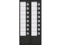 AiPhone AX-16SW 16-DOOR/SUB ADD-ON SELECTOR, BLACK, Stock# AX-16SW