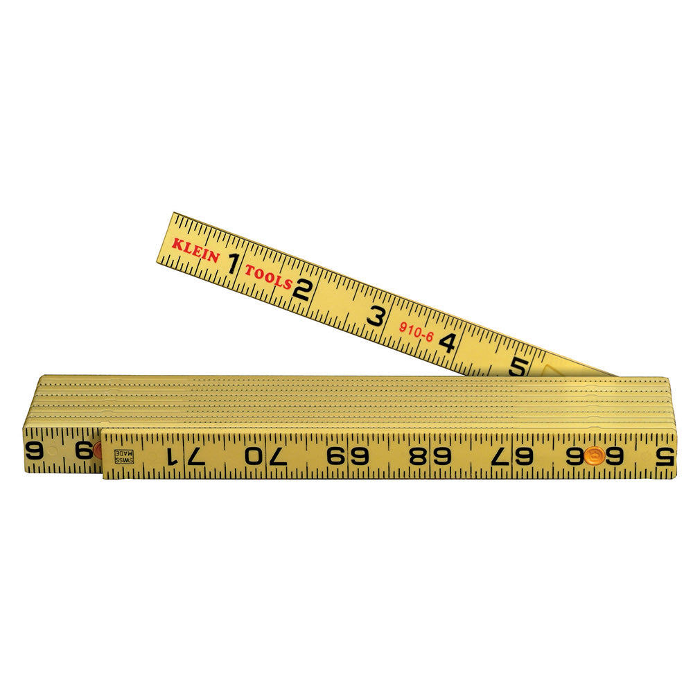 Klein Tools Fiberglass Folding Rules Inside Reading