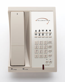 Telematrix 9600MWD, 9600 Series 1.8GHz – Analog Cordless Phones, 1 Line, Ash, Part# 96359-N