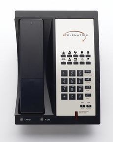 Telematrix 9600MWD, 9600 Series 1.9GHz – Analog Cordless Phones, 1 Line, Black, Part# 965591-N