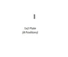 A-V Mounts 1x2 Drop-In Ceiling Mount T-Bar Included, Part# AVM-PRO-DCP-1X2-WH
