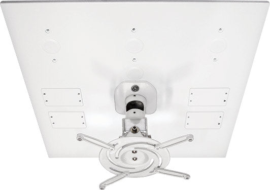 A-V Mounts 1x2 Drop-In Ceiling Mount T-Bar Included, Part# AVM-PRO-DCP-1X2-WH