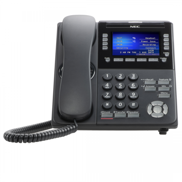 NEC ITK-8TCGX-1(BK)TEL 8 button touch self-labeling Black IP