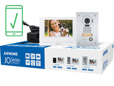 AIPHONE Mobile-Ready Box Set with Flush-Mount Door Station, Part# JOS-1FW