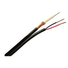 ABA Elite 20 AWG Siamese Direct Burial Cable, 80% CCA, 1000ft, Part# RG59#20+#18X2C