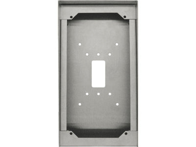 AIPHONE Stainless Steel Surface Mount Box for IS-DVF-(2)RA, IX-DF-2RA, IX-SS-(2)RA, Part# SBX-IDVFRA