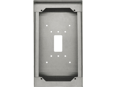 AIPHONE Stainless Steel Surface Mount Box for IS-SS/IS-DVF/IS-IPDVF/IX-DVF(SS/A), Part# SBX-IDVF