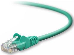 A3L791-02-GRN-S - Belkin International Inc 2ft Cat5e Snagless Patch Cable, Utp, Green Pvc Jacket, 24awg, T568b, 50 Micron, - Belkin International Inc