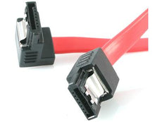 LSATA12RA1 - Startech These Right-angle Serial Ata Cables Guarantee You Ll Be Able To Plug In Your Hig - Startech