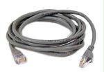 A3L791-03-S - Belkin International Inc 3ft Cat5e Snagless Patch Cable, Utp, Gray Pvc Jacket, 24awg, T568b, 50 Micron, G - Belkin International Inc